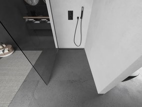 Mexen Kioto L, sprchová zástena Walk-In 60 x 200 cm, 8mm číre sklo, grafitový profil, 800-060-103-66-00