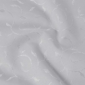 Goldea sviatočný hranatý teflónový obrus - sivý s veľkými ornamentmi 80 x 80 cm