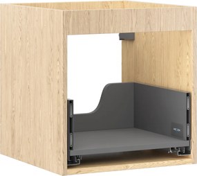 Mexen Box-A, závesná skrinka 45 cm, 1 zásuvka, dub, 91AX0-0450-470-1-81