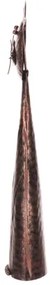Kovová dekorácia mačka 44 cm