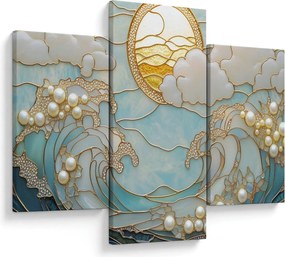 Obraz - 3D perly v oceáne (90x60 cm)