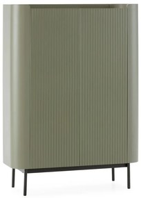 Zelená skrinka 100x140x40 cm Willa – MOME