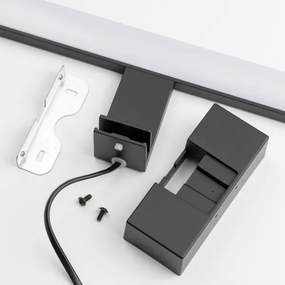 Brilagi - LED kúpeľňové osvetlenie zrkadla VESTRA LED/8W/230V 40 cm IP44 čierna