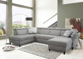 XXXLutz SEDACIA SÚPRAVA, textil, svetlosivá Sit & More - Sedačky - 000144005222