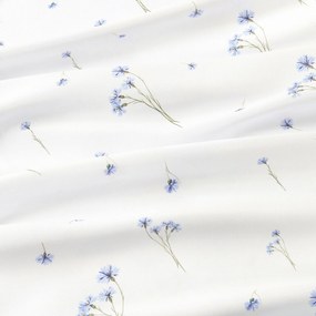 Goldea okrúhly teflónový obrus - modré nevädze Ø 100 cm