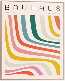 Nástenná dekorácia v ráme Bauhaus