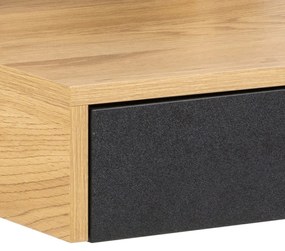 Písací stôl s doskou v dubovom dekore Actona Reece, 100 x 50 cm