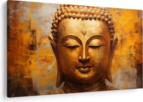 Obraz - Budha, olejomaľba (90x60 cm)