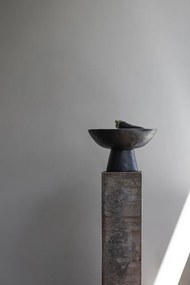 Čierna/slonovinová kameninová misa ø 31,5 cm By Hand – Mette Ditmer Denmark