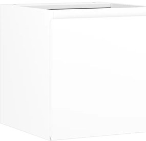 Mexen Orio, kúpeľňová skrinka 45 cm, 1 dvierka, biela matná, 91A11-04547-1-BF01