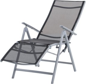 Čierna kovová záhradná stolička Ariola – Garden Pleasure