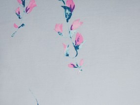 Posteľné obliečky z bavlneného saténu 220 x 240 cm svetlomodré EVERGREEN Beliani