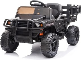 LEAN CARS Batériové autíčko BDM0926 LED MP3 diaľkové čierne