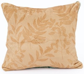 Obliečka na vankúš mikroplyš Digital 40 × 40 cm - Gabriela tmavo zelená