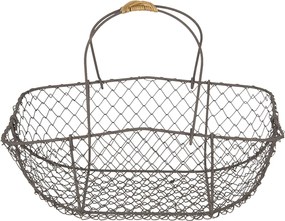 Set 4 drôtených košíkov s ušami Filaire - 38 * 28 * 15 * 36/34 * 23 * 32/31 * 20 * 27/27 * 17 * 24 cm