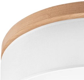 Brilagi - LED Stropné svietidlo BELLADONNA 3xE27/15W/230V pr. 50 cm biela/dub