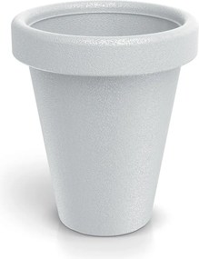 Plastový kvetináč ORIGINAL 39 cm biely matný