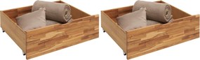 XXXLutz SADA ZÁSUVIEK POD POSTEĽ, 83/29/68 cm, divoký dub Carryhome - Postele - 002730001603