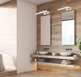 Toolight Toolight, LED kúpeľňové svietidlo nad zrkadlo 40cm, 9W, APP372-1W, chrómová, OSW-05002