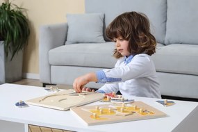Puzzle na podložke s rúčkami Viga 44611 psík