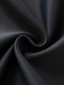 Blackout závesy Elias antracitová – 140 × 250 cm (2 ks) - riasiaca stuha