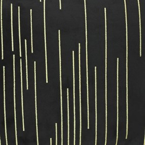 Eglo 420019 - Dekoračný vankúš CHEVERY 30x50 cm čierna/zlatá