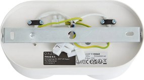 Moderné prisadené bodové svietidlo biele GU10 50mm 2-svetlové naklápacie - Echo