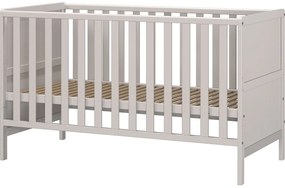 Krémová postieľka z masívneho dreva 70x140 cm Alkmaar – Germania