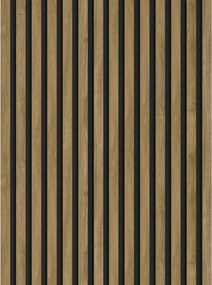 Mexen Lam-F, akustické stenové lamely 275 × 31,5 cm, filc 6 mm, dub klasický, S105-275317-2812-072