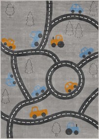 Detský koberec FD Sensi Trip popolový