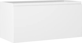 Mexen Orio, kúpeľňová skrinka 100 cm, 1 zásuvka, biela matná, 91A10-10047-1-BF01
