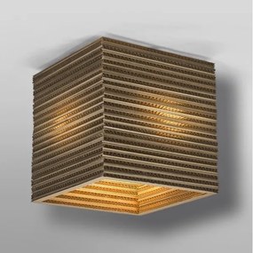 Ledvance - Stropné svietidlo DECOR CARDBOARD 1xE27/15W/230V 25x25 cm