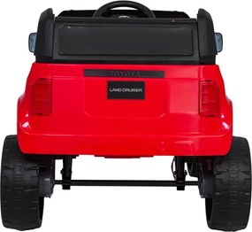 Elektrické autíčko Toyota Land Cruiser PRADO červené