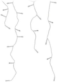 Vianočný svetelný dážď 180 LED, IP44, 6 m, teplá biela, 6 m