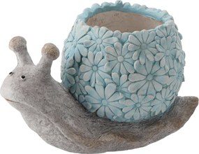 ZÁHRADNÝ KVETINÁČ – MODRÝ SLIMÁK 35 x 21,4 x 21,7 CM *7454