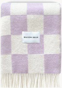 Vlnená deka so šachovnicovým vzorom Checkerboard