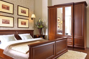 Rustikálna spálňa Kent - gaštan