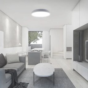 LED Stmievateľné stropné svietidlo LED/60W/230V 3000-6500K 49,5 cm biela + DO