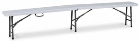 Skladacia cateringová záhradná lavica, 2400 x 300 x 430 mm