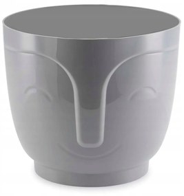 Kvetináč ZOE 14 cm sivý