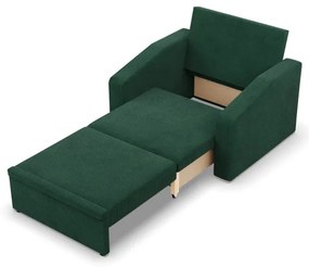 Kreslo ORBIT Poso rozkladacie, fľaškovo zelené