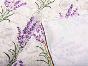 Biante Dekoračný záves PML-033 Provence levandule 145x140 cm