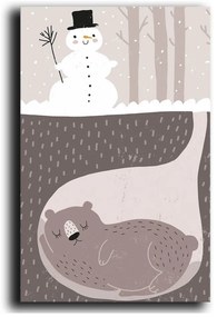 Detský obrázok 45x70 cm Winter – Wallity