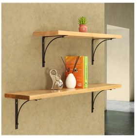 Polica na stenu s konzolou Kira 50 cm MANGO