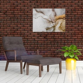 Obraz - Mramorový atrament (70x50 cm)