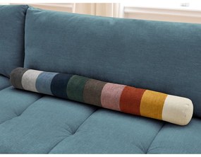 Modrá rozkladacia/s úložným priestorom rohová pohovka (ľavý roh/do L) Fuji – Bobochic Paris