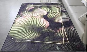TA Koberec Y-A FLANNEL PRINTED Sivý (flanelový) Obdĺžnikový Rozmer: 120x170 cm
