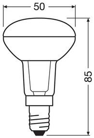 LED žiarovka E14 R50 1,5W = 10W 110lm 2700K Warm 36° OSRAM Parathom