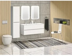 Kúpeľňová skrinka s umývadlom Intedoor LINES biela matná 121 x 51,5 x 46,5 cm LIN 121 2Z 0606/A8916