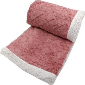 Jahu Baránková deka Island ružová, 150 x 200 cm